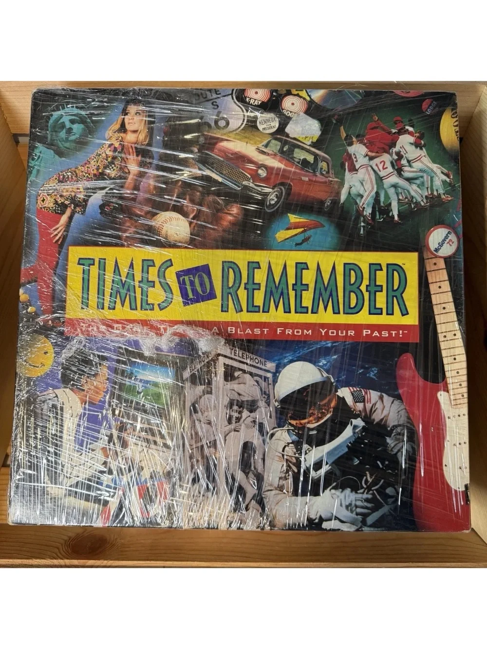 Times To Remember Board Game Party Milton Bradley Made In USA Used Vintage 1991